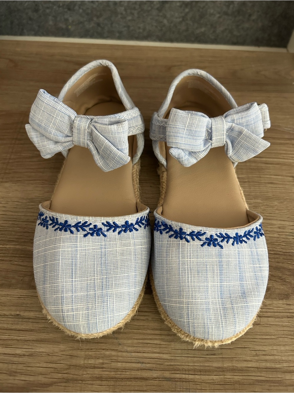 Gymboree Girls Espadrille Flat Casual Shoes size 12